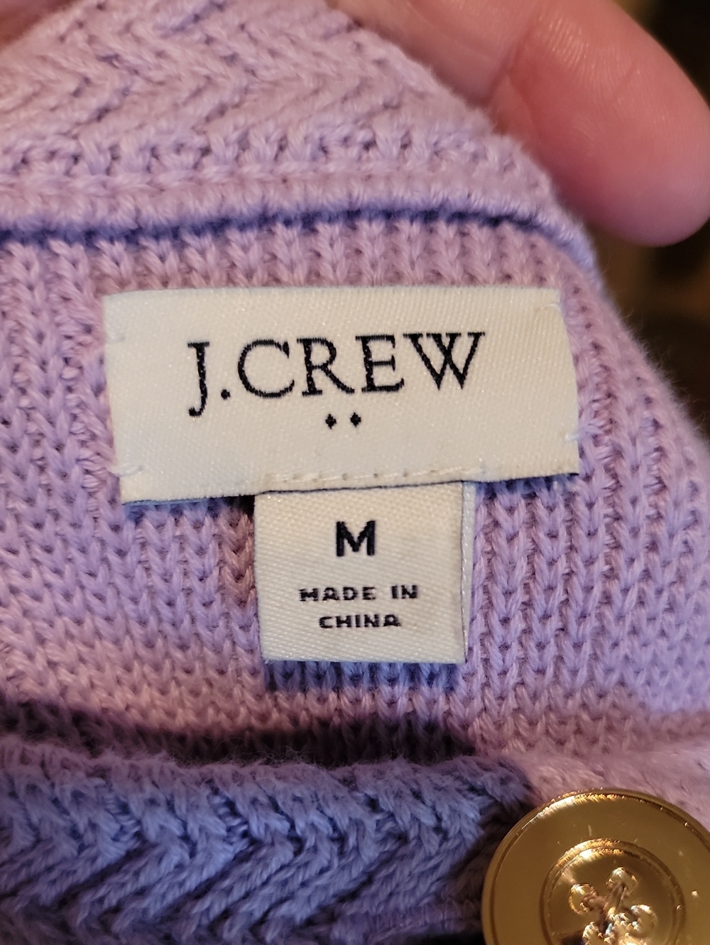 J Crew Purple Cardigan - Picture 8 of 8